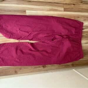 Crimson Red Drawstring Lounge Pants